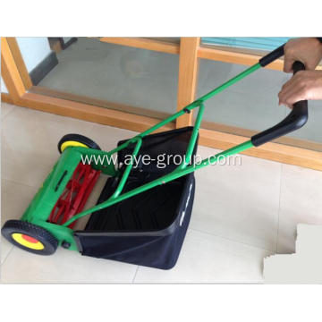 16"Hand Push Reel Lawn Mower with Grass box